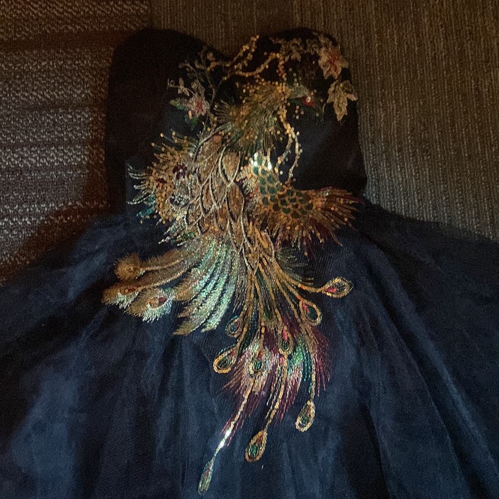 Chi-Chi strapless stunning dress.